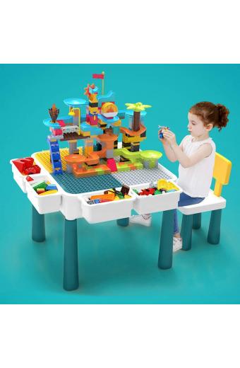 7 in 1 Multi Kids Activity Table Set