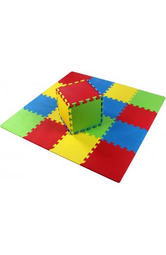 Kid's Puzzle Exercise Play Mat with EVA Foam Interlocking Tiles