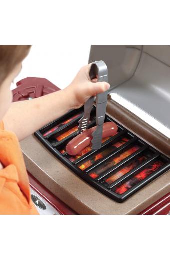 Plastic Toy Grill & Play Food