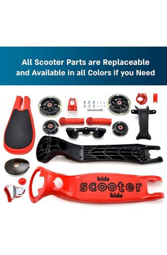 Scooter for Kids with Foldable and Removable Seat