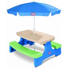 Kids Outdoor Table with Umbrella